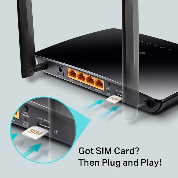 TP-Link MR6400 300Mbps Wireless 4G LTE Router